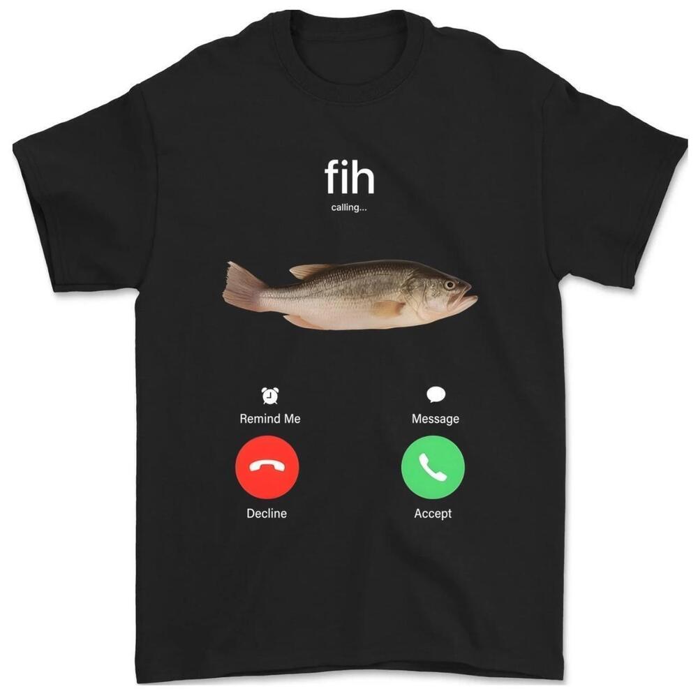 Fish Phone Call T-Shirt In